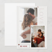 Photo Valentijnsdag Kaart - Uw Afbeelding toevoege (Voorkant / Achterkant)