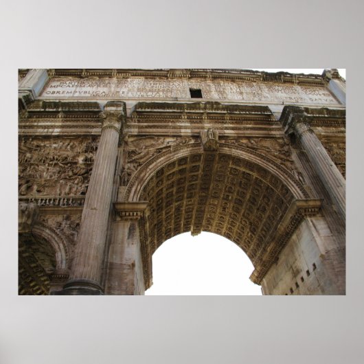 PHOTO van het Romeinse Forum: POSTER van het Roman (Voorkant)