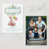 PHOTO voor  begroting voor Pasen Advieskaart (Voorkant / Achterkant)