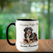  Photo Watercolor Bernese Mountain Dog Personalize Mok