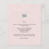 PHOTO Weddenschap Verloving Opslaan datum (Achterkant)