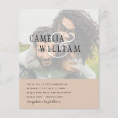 PHOTO Weddenschap Verloving Opslaan datum Flyer (Voorkant)