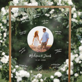 Photo Wedding Guest Signature Acryl Bord