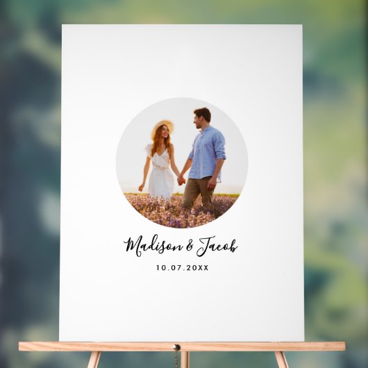 Photo Wedding Guest Signature Acryl Bord (Neutraal)