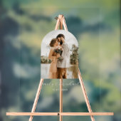 Photo Wedding Guest Signature Message Board Acryl Bord (Neutraal)