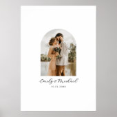 Photo Wedding Guest Signature Message Board Poster (Voorkant)