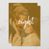 Photo Wedding Seating Chart (Voorkant / Achterkant)