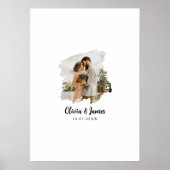 Photo Wedding Signature Guest Book Poster (Voorkant)