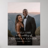 Photo wedding welcome sign, photo welcome poster (Voorkant)