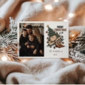 Photo Western Merry Christmas Y’all Feestdagenkaart
