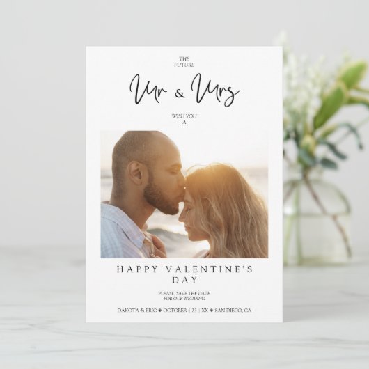 Photo Whimsical MR & MRS Valentine's Day Wedding (Staand voorkant)