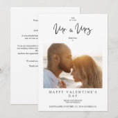 Photo Whimsical MR & MRS Valentine's Day Wedding (Voorkant / Achterkant)