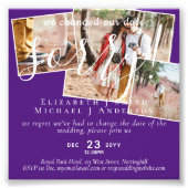 PHOTO-wijziging begroting nieuwe datum uitgesteld Foto Afdruk (Voorkant)