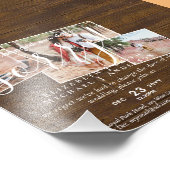 PHOTO-wijziging begroting nieuwe datum uitgesteld Foto Afdruk (Hoek)