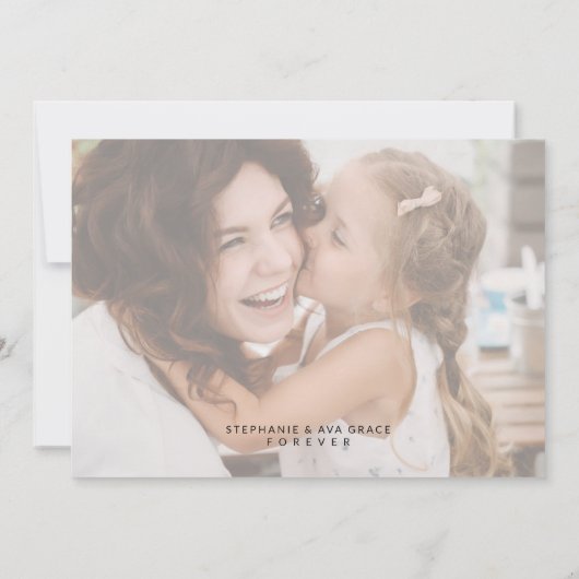 Photo Will You Be My flower Girl Navy Heart (Achterkant)