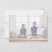 Photo Will You Be My Junior Bridesmaid Red Heart (Achterkant)