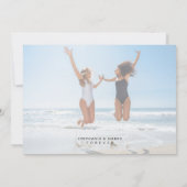 Photo Will You Be My Maid of Honor Navy Heart (Achterkant)