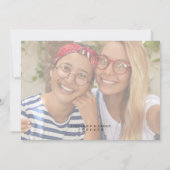 Photo Will You Be My Maid of Honor Navy Heart (Achterkant)