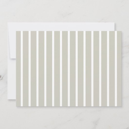 Photo Winter Onederland Invitation Kaart (Achterkant)