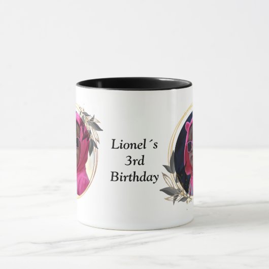 Photo with beautiful frame mok (Midden)