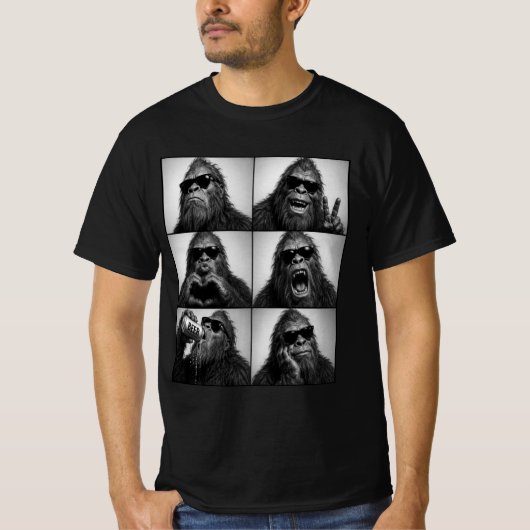 Photobooth Bigfoot T-shirt (Voorkant)