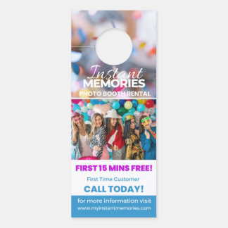 Photobooth Door Hanger Sjabloon