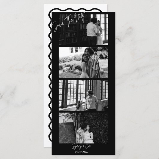 Photobooth slaat de datums op (Voorkant / Achterkant)