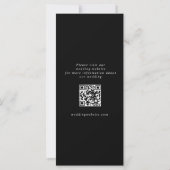 Photobooth Strip Chique Black QR Sla de datum op (Achterkant)