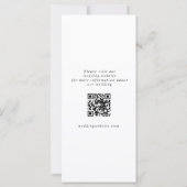 Photobooth Strip QR Code Bruiloft Save the Date (Achterkant)