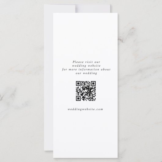 Photobooth Strip QR Code Bruiloft Save the Date (Achterkant)