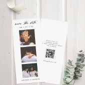 Photobooth Strip QR Code Bruiloft Save the Date