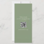 Photobooth Strip QR Sage Bruiloft Sla de datum op (Achterkant)