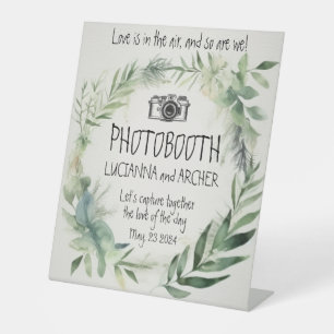 PHOTOBOOTH-teken Reclamebord Met Voetstuk