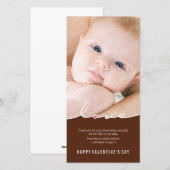 PHOTOCARD VAN VALENTIJN:: liefde waterscheiding 7P Feestdagenkaart (Voorkant / Achterkant)