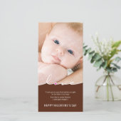 PHOTOCARD VAN VALENTIJN:: liefde waterscheiding 7P Feestdagenkaart (Staand voorkant)