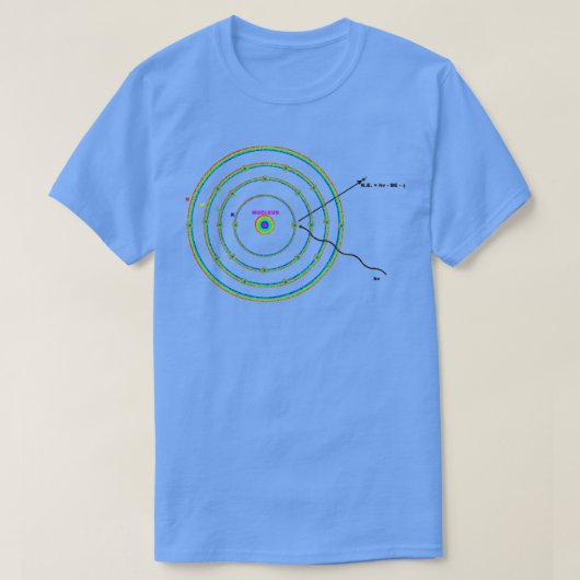 Photoelectron Spectroscopy T-shirt (Design voorkant)
