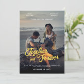 Photogenic wedding kaart (Staand voorkant)