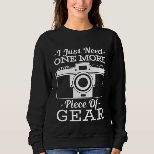 Photograph  quote piece of gear trui (Voorkant)