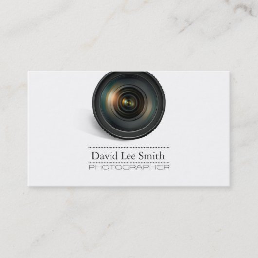 Photographer Business card Visitekaartje (Voorkant)