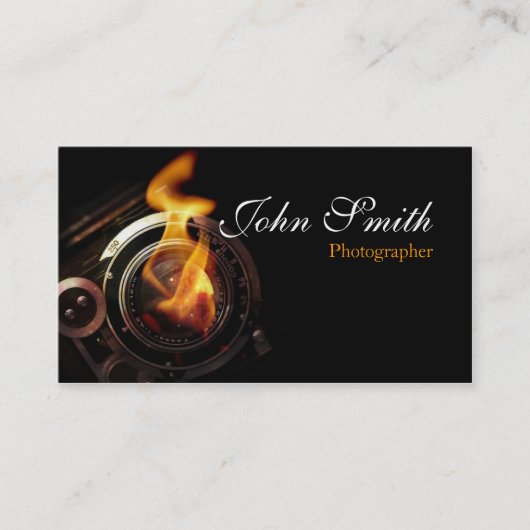 Photographer Business Cards Visitekaartje (Voorkant)