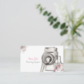 Photographer fotografo tarjeta de visita visitekaartje (Staand voorkant)