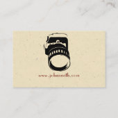 Photographer (fotografo videografo) tarjeta visitekaartje (Achterkant)