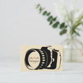 Photographer (fotografo videografo) tarjeta visitekaartje (Staand voorkant)