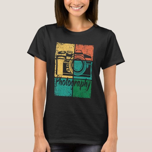 Photographer Photography SLR Camera T-shirt (Voorkant)