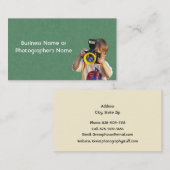 Photography Camera Store or Photographer Visitekaartje (Voorkant / Achterkant)