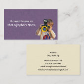 Photography Camera Store or Photographer Visitekaartje (Voorkant / Achterkant)