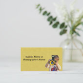 Photography Camera Store or Photographer Visitekaartje (Staand voorkant)