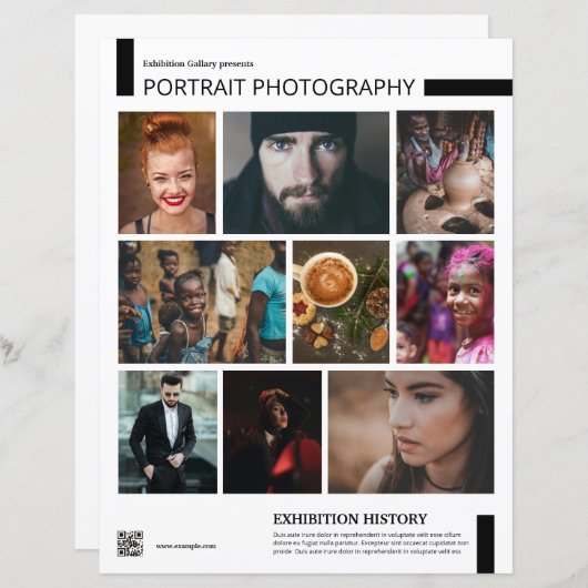 Photography Exhibition Flyer Template (Voorkant / Achterkant)