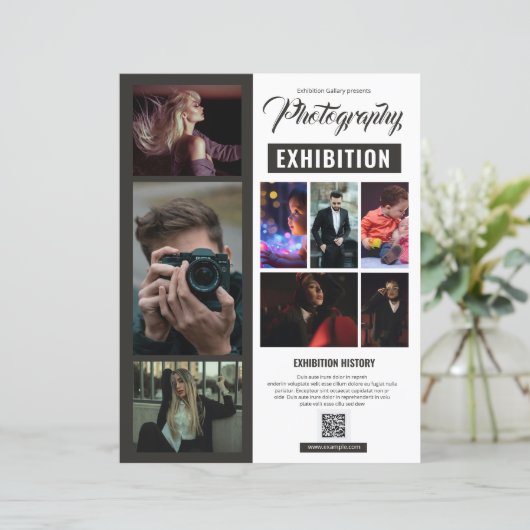 Photography Exhibition Flyer Template (Staand voorkant)