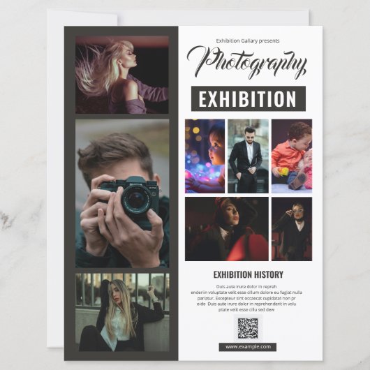 Photography Exhibition Flyer Template (Voorkant)
